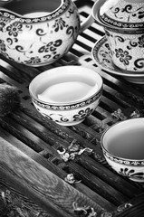 Vintage tea still life