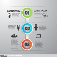 Vector creative infographics. Modern business concept.