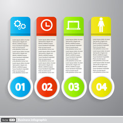 Vector illustration. Infographics stickers.