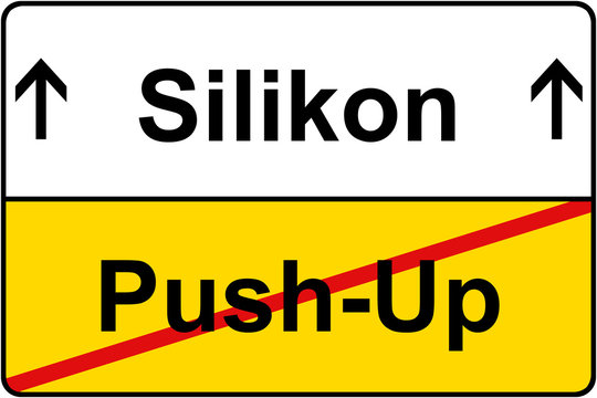 Push-Up vs. Silikon Schild