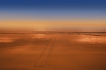 Composite image of cross