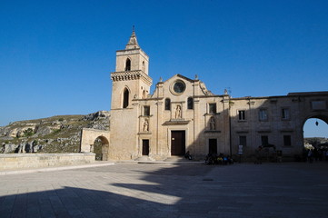 Fototapeta na wymiar Antica Città di Matera, Basilicata, Italia