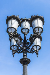 Fototapeta na wymiar Street Light in Barcelona