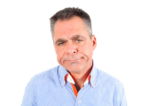 Genervter Mann