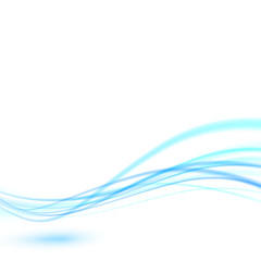 Speed rapid blue abstract smooth wave layout