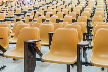 Fototapeta premium Empty Student Empty Lecture Hall