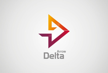 Delta Arrow logo vector