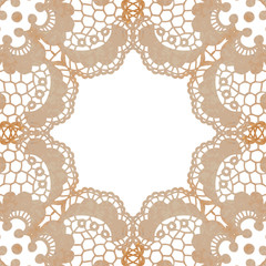 Lacy elegant frame. Invitation card.