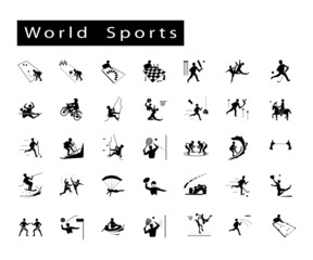 Set of 35 World Sport Icons