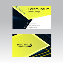 business card vector illustration