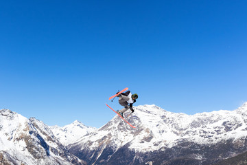 jump in the Alps