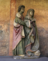 Detail of Corpus Christi Church, Krakow, Poland.