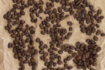 coffee on the white background