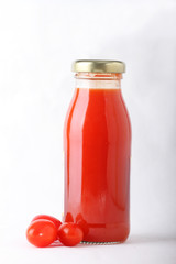 Bottle of tomato juice