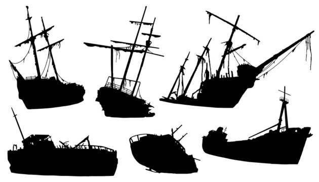 shipwreck silhouettes © jan stopka
