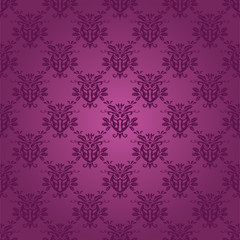 Damask seamless silk