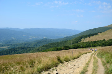 Fototapeta na wymiar Mountains in Poland (Bieszczady)