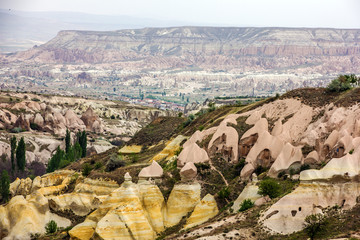 Mountain landscape, Cappadocia, Turkey