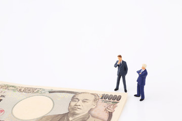 お金とビジネスマン