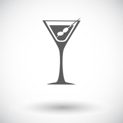 Martini single icon.