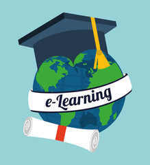 e-learning concept