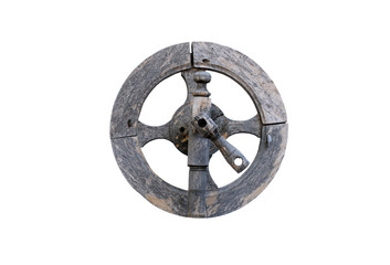 Retro Wooden Spinning Wheel