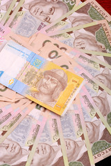 Background of the Ukrainian money hryvnia