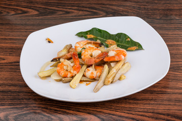 Shrimp and corn salad