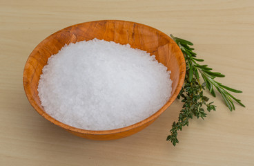 Sea salt crystal