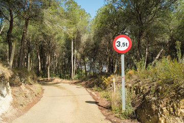 Naklejka premium Weight limit