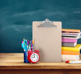 School. Back to school concept isolated on white background