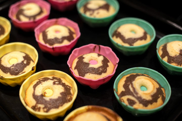 small marble cakes