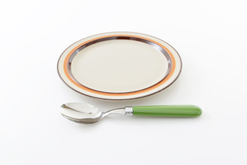 お皿とスプーン