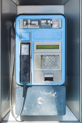 altes öffentliches Telefon