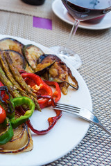 gegrilltes Gemüse in Spanien