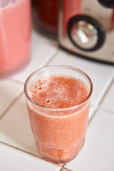 A glass of tomato juice