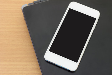 smartphone and laptop