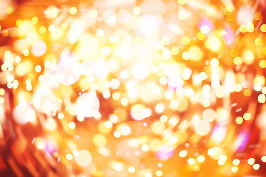 elegant abstract background with bokeh lights and stars