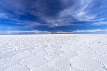 Fototapeta na wymiar 乾季ののウユニ塩湖