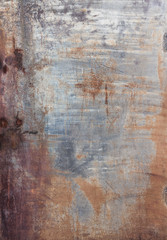 old dirty metal wall