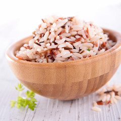 Fototapeta na wymiar bowl with rice