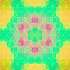 Colorful Triangle Pattern. Vector Background