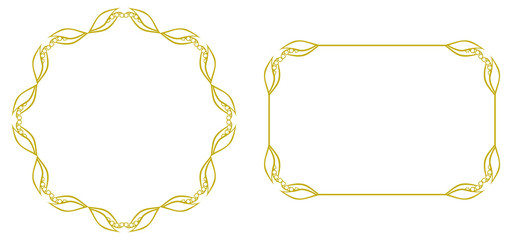 スズランのフレーム