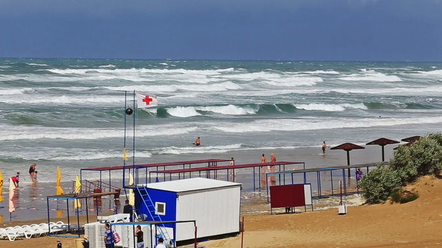 Sea coast beach wave surf tide seashore ocean