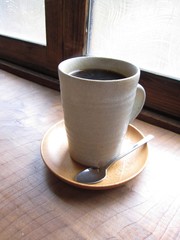 陶器のコーヒー