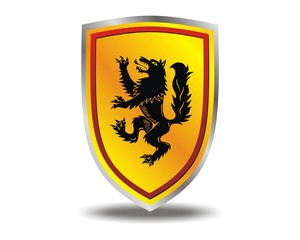 wolf black shield emblem logo vector