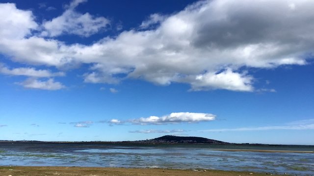 Nuages au dessus de l'&eacute;tang de Thau, Languedoc
