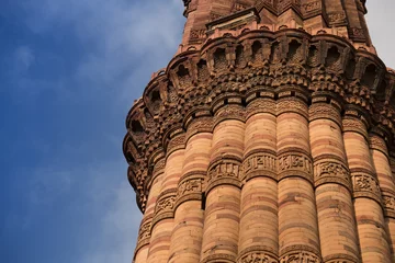 Foto op Plexiglas Qutub Minar is a one of the most popular place © narongcp