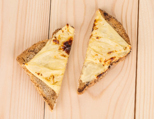 Grilled cheese sandwich.