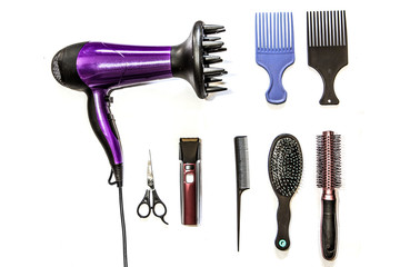tools hairdresser to cut hair